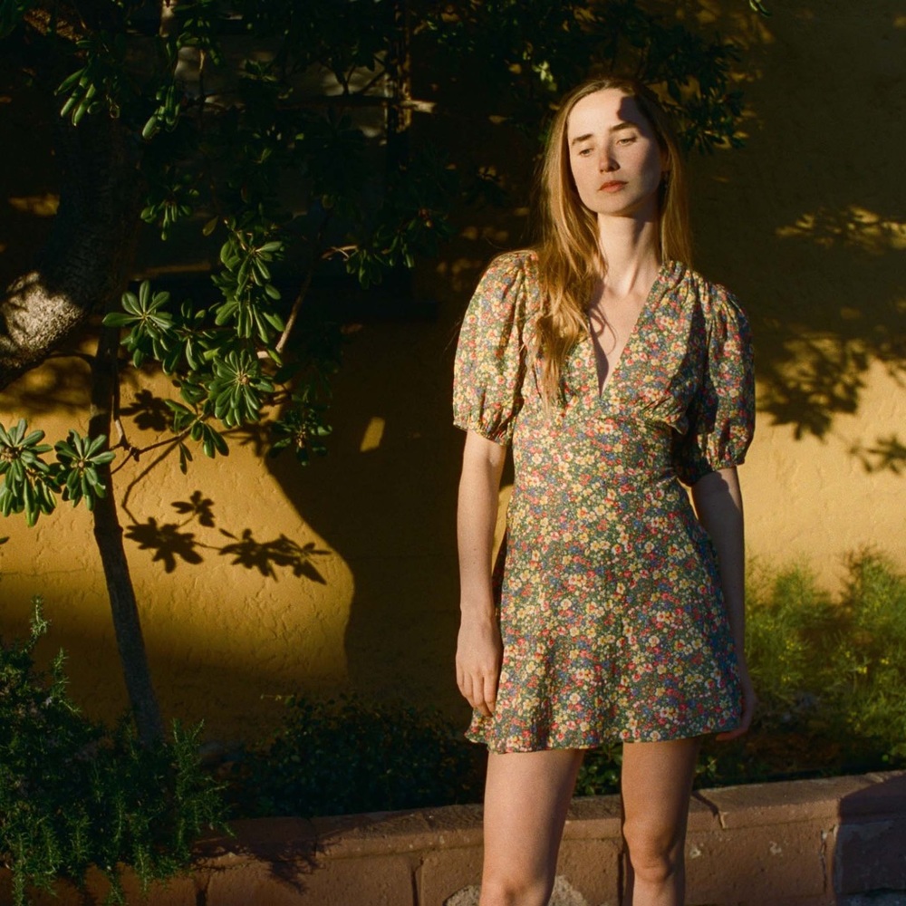 Small Doen Emilia Dress in Green Valley Floral